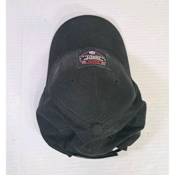 Vtg ESPN NFL Monday Night Football Dad Hat Strapback Cap Black Patch Logo - Picture 2 of 8